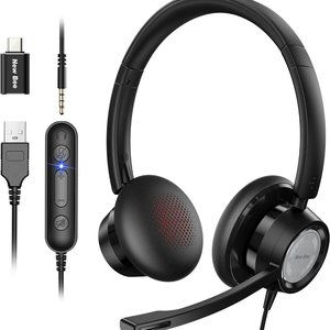 New USB Headset with 270° Rotatable Noise Cancelling Mic